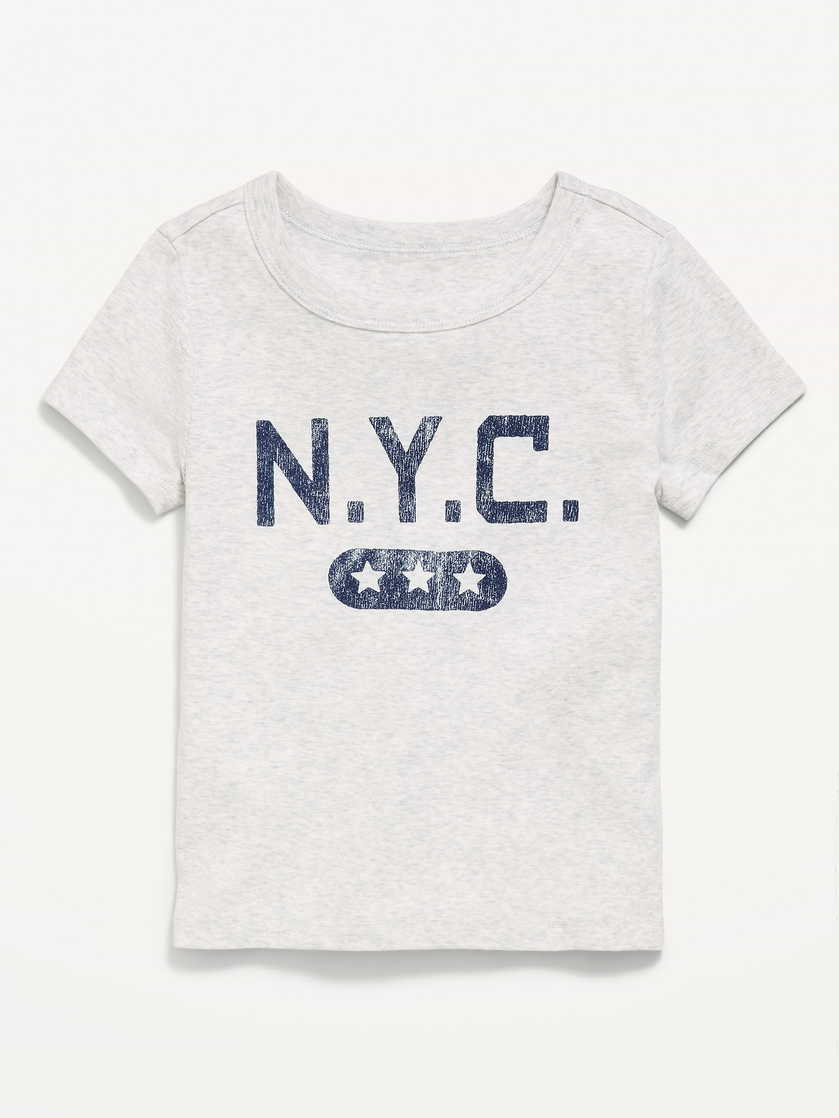 Image number 1 showing, Fitted Short-Sleeve T-Shirt for Girls