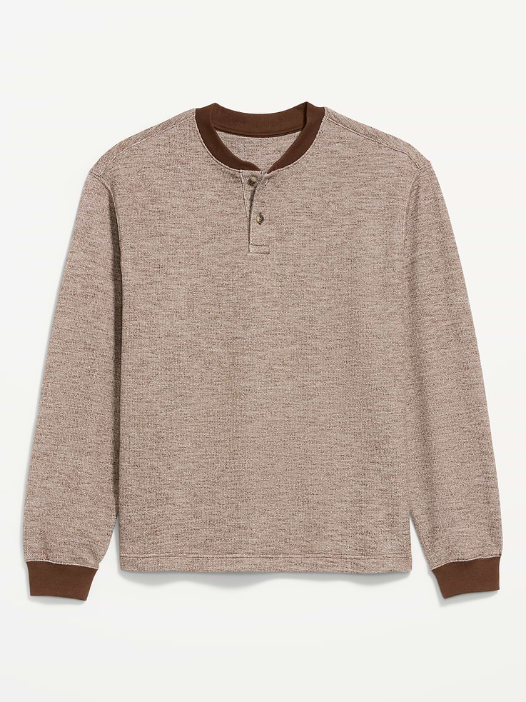 Image number 4 showing, Workwear Fleece Henley T-Shirt