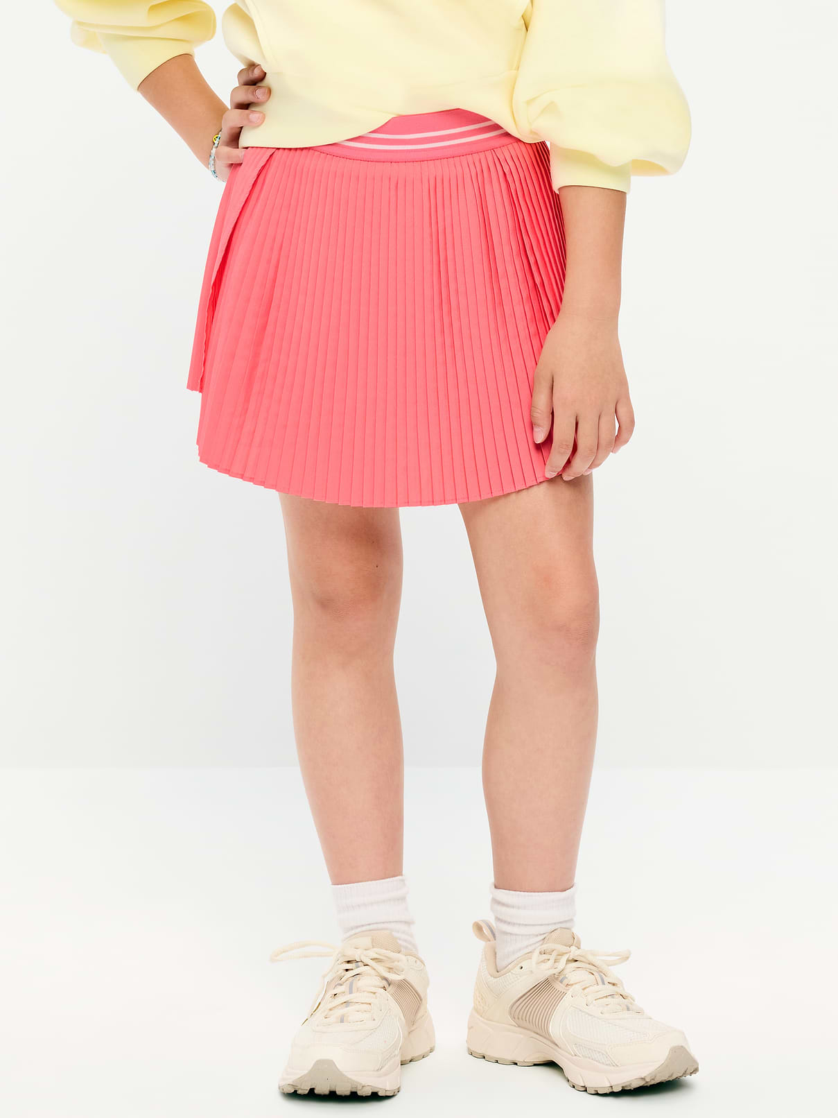 Image number 1 showing, High-Waisted Micro-Pleated Skort for Girls