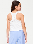 Image number 2 showing, 2-In-1 Ribbed Tank Top for Girls