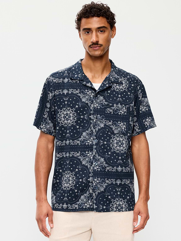 Short-Sleeve Camp Shirt