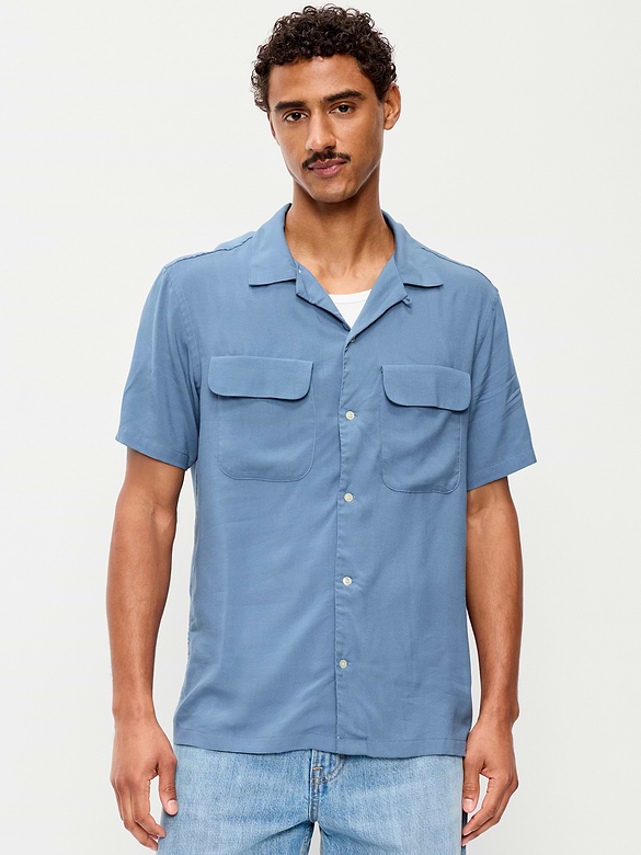 Chemise de vacances à manches courtes