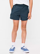 Image number 1 showing, High-Waisted StretchTech Performance Shorts for Girls