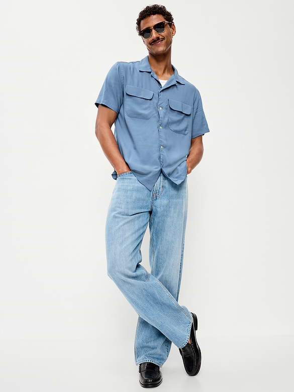 Chemise de vacances à manches courtes