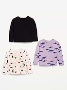 Image number 2 showing, Long-Sleeve T-Shirt 3-Pack for Toddler Girls