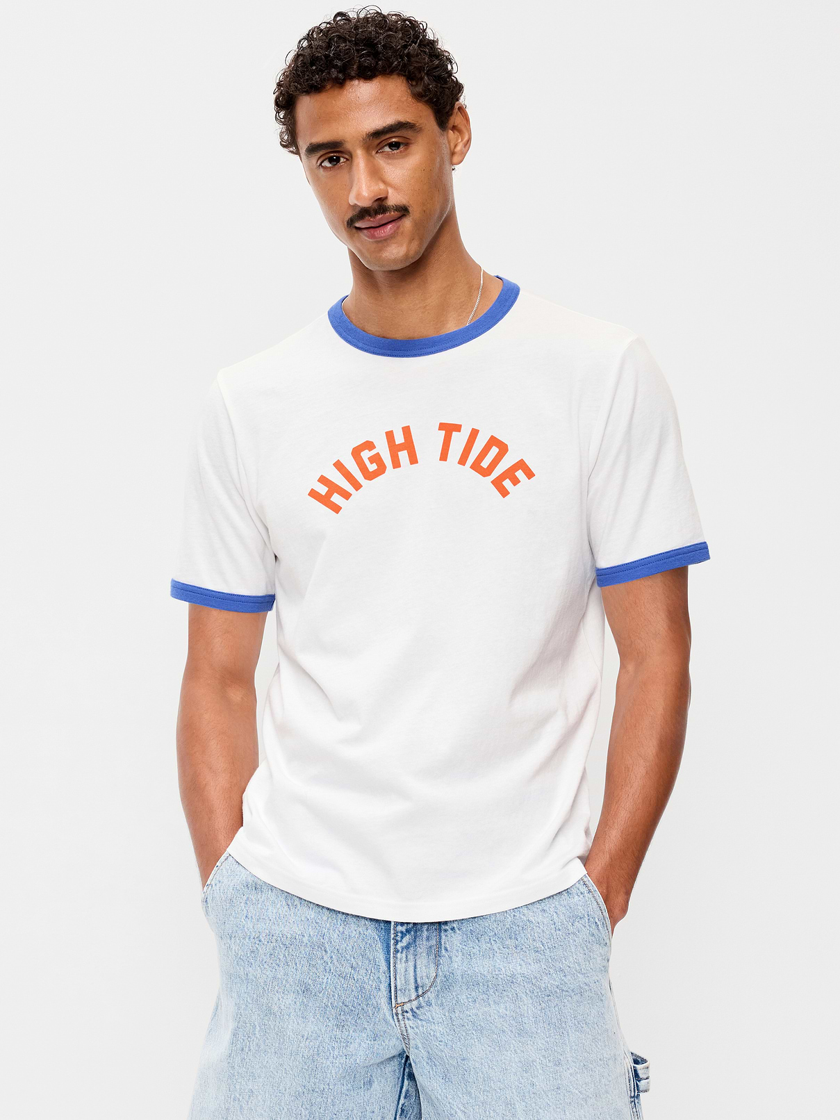 Image number 1 showing, Graphic Ringer T-Shirt