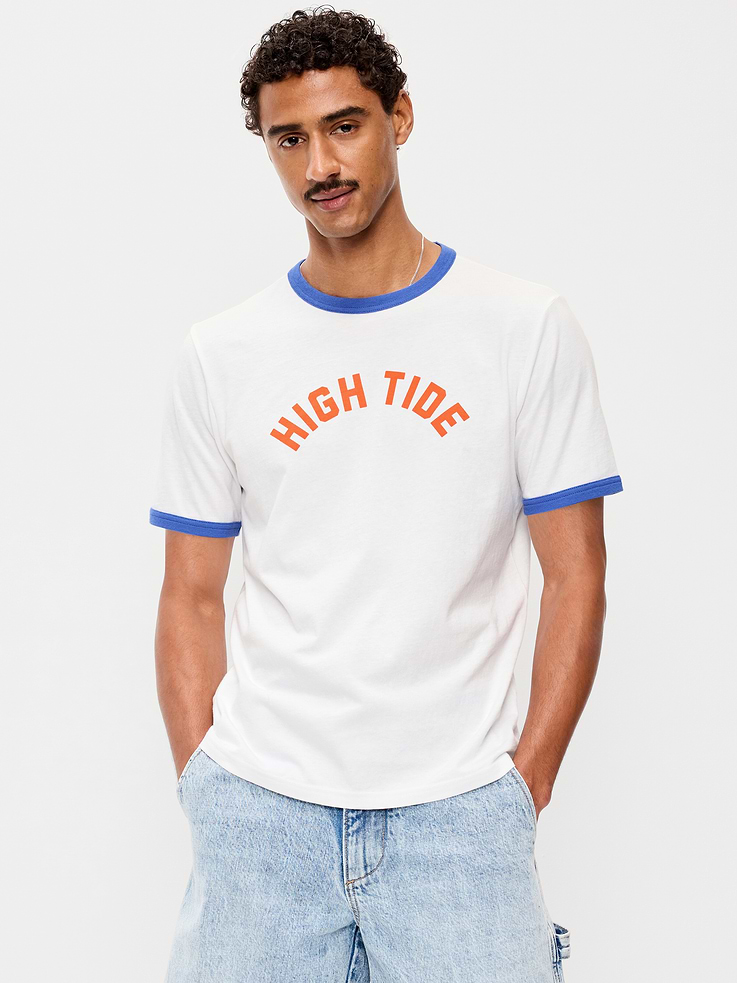 Image number 1 showing, Graphic Ringer T-Shirt