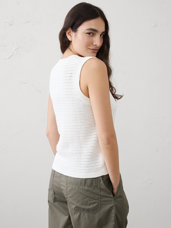 Textured Sweater Shell