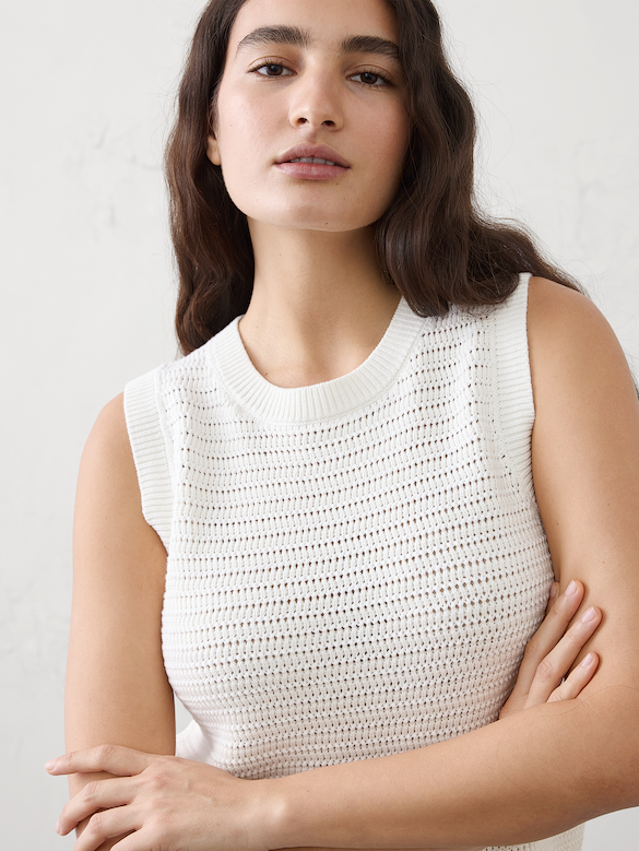 Textured Sweater Shell