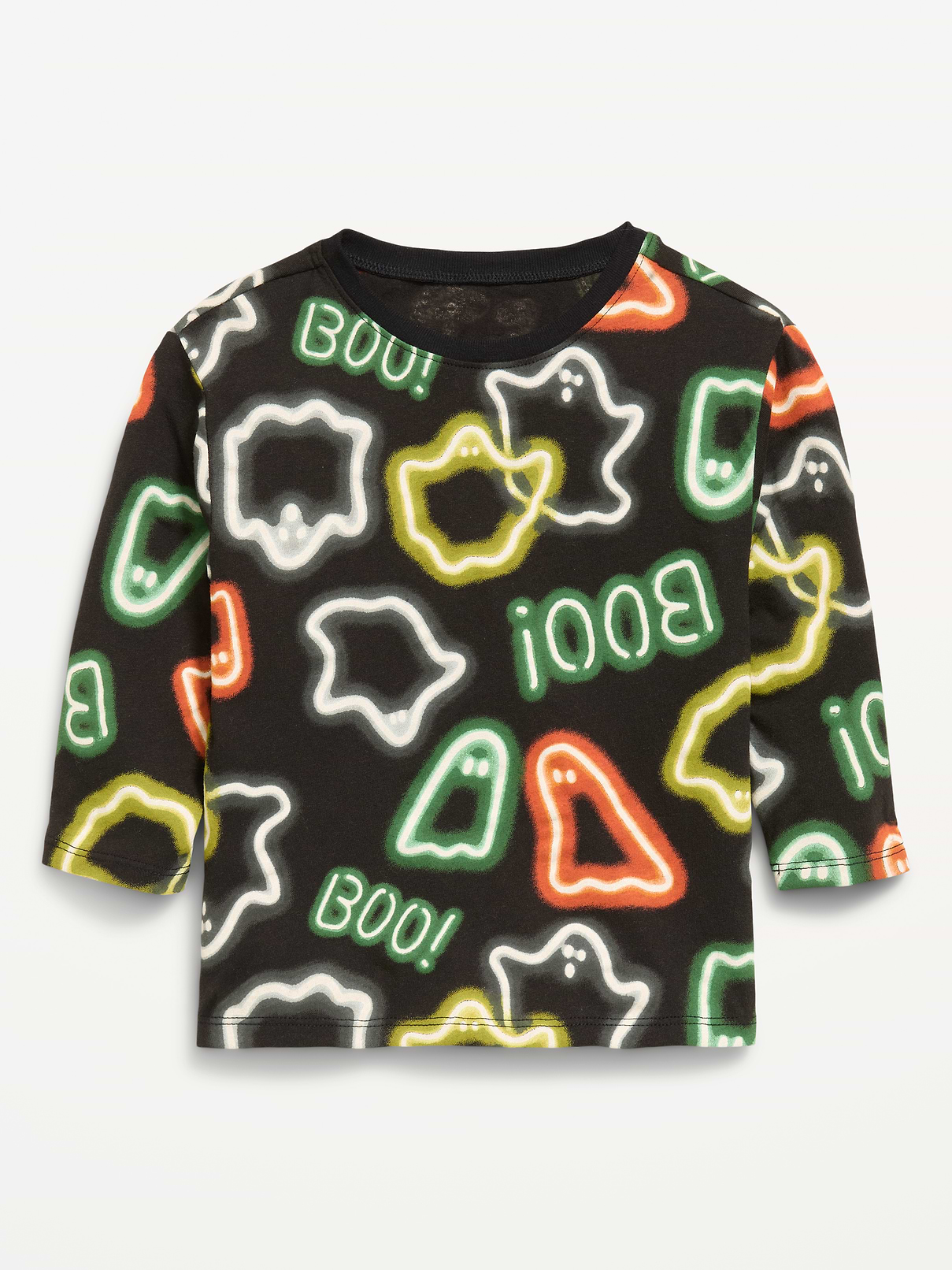 Image number 1 showing, Printed Long-Sleeve Unisex T-Shirt for Toddler