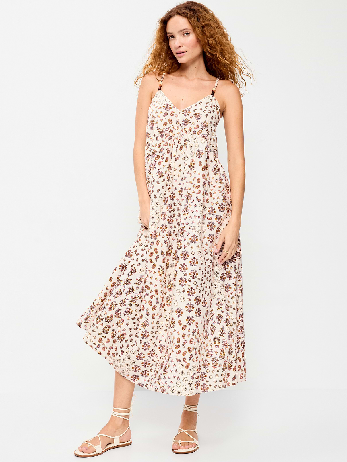 Sleeveless Boho Maxi Dress