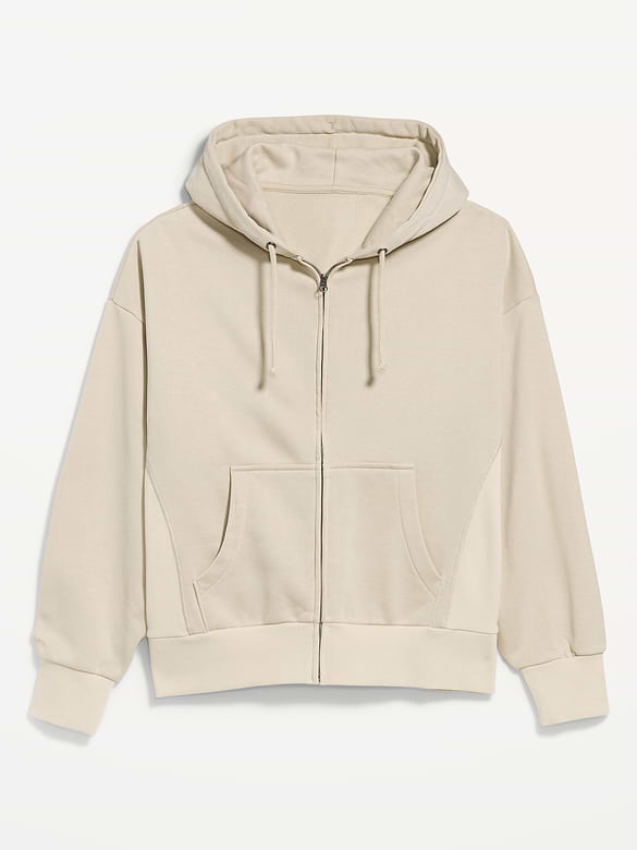 Oversized Heavyweight Full-Zip Rotation Hoodie