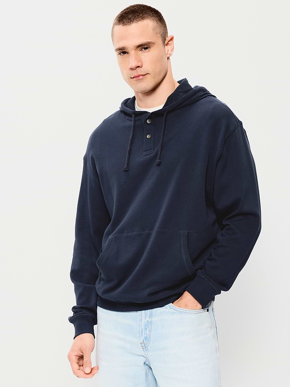 French Terry Pullover Hoodie