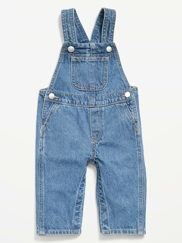 Unisex Baggy Jean Overalls for Baby