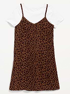 L'image numéro 3 présente Ensemble t-shirt à manches courtes et robe pour fille