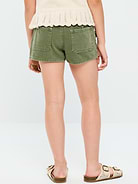 Image number 2 showing, Low-Rise Utility Jean Shorts for Girls