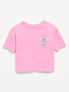 Image number 1 showing, Disney© Princess Oversized Boxy Graphic T-Shirt for Toddler Girls