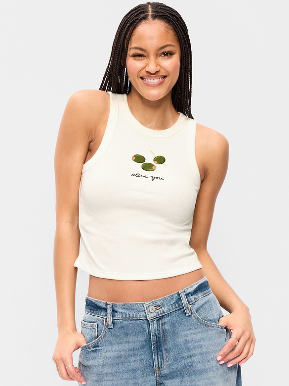 Camisole courte moulante