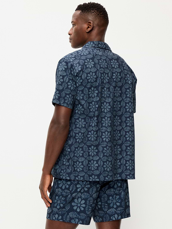 Chemise de vacances à manches courtes