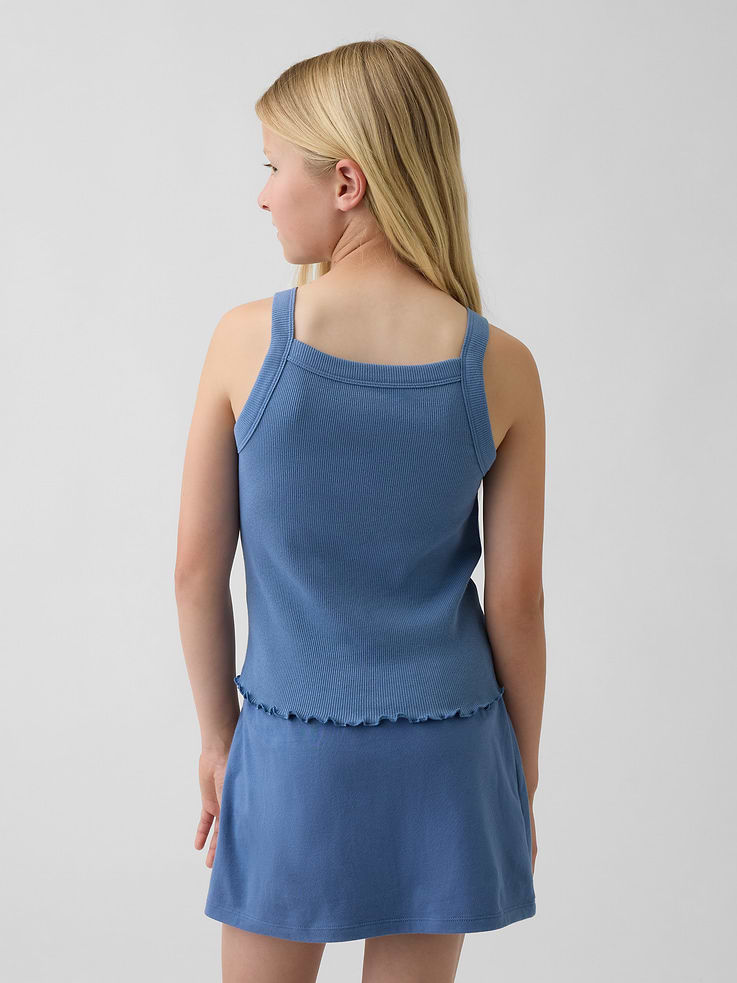 Image number 3 showing, Kids Rib Square-Neck Tank Top