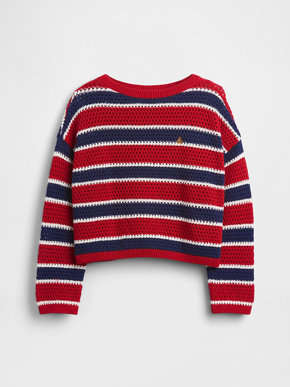 Kids100% Cotton Crochet Oversized Sweater