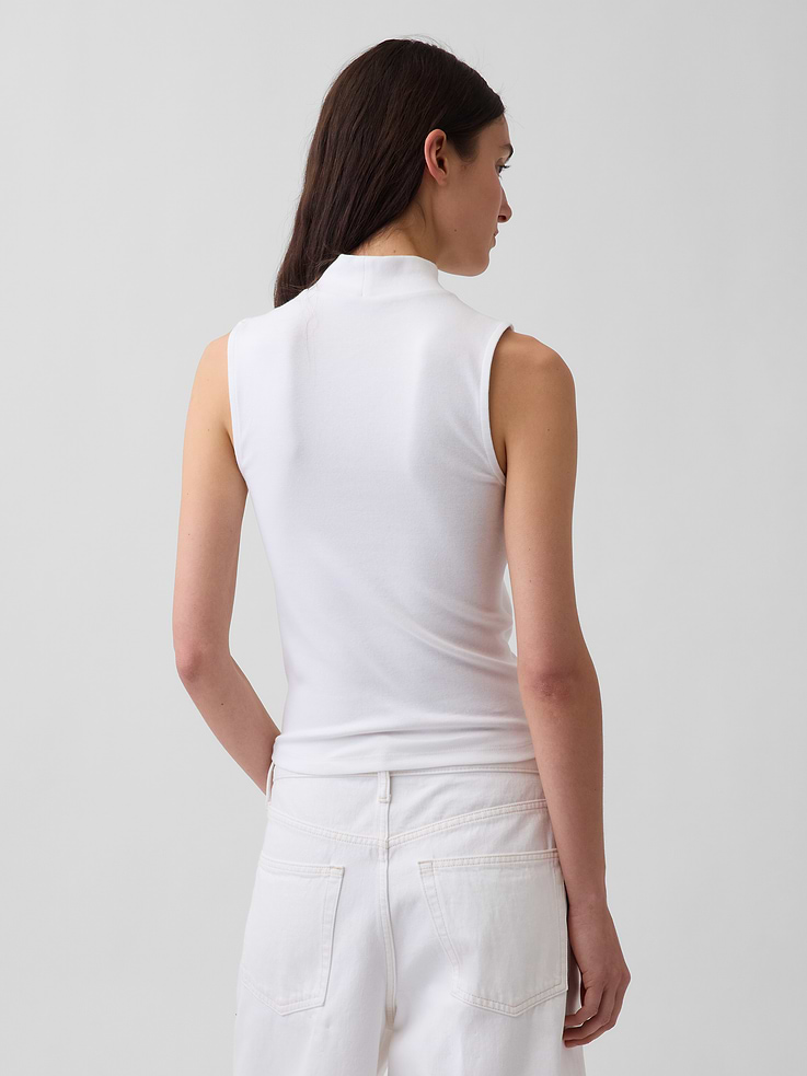 Image number 3 showing, Modern Mockneck Tank Top