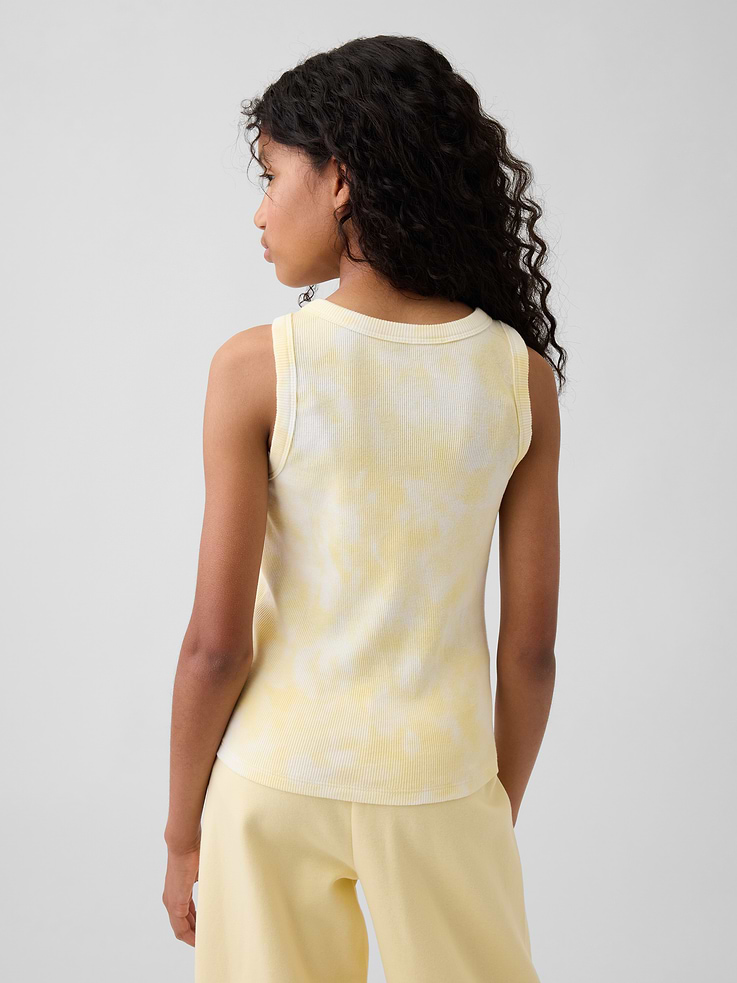 Image number 3 showing, Kid Rib Tie-Dye Tank Top
