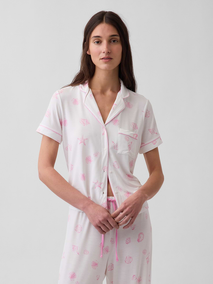 Image number 1 showing, SoftMade Modal PJ Top