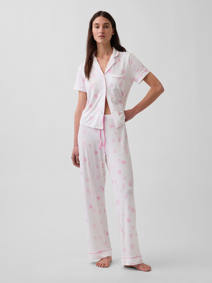 Image number 1 showing, SoftMade Modal PJ Pants
