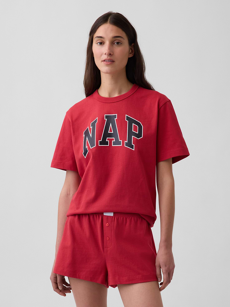Image number 1 showing, NAP Logo Oversized PJ T-Shirt