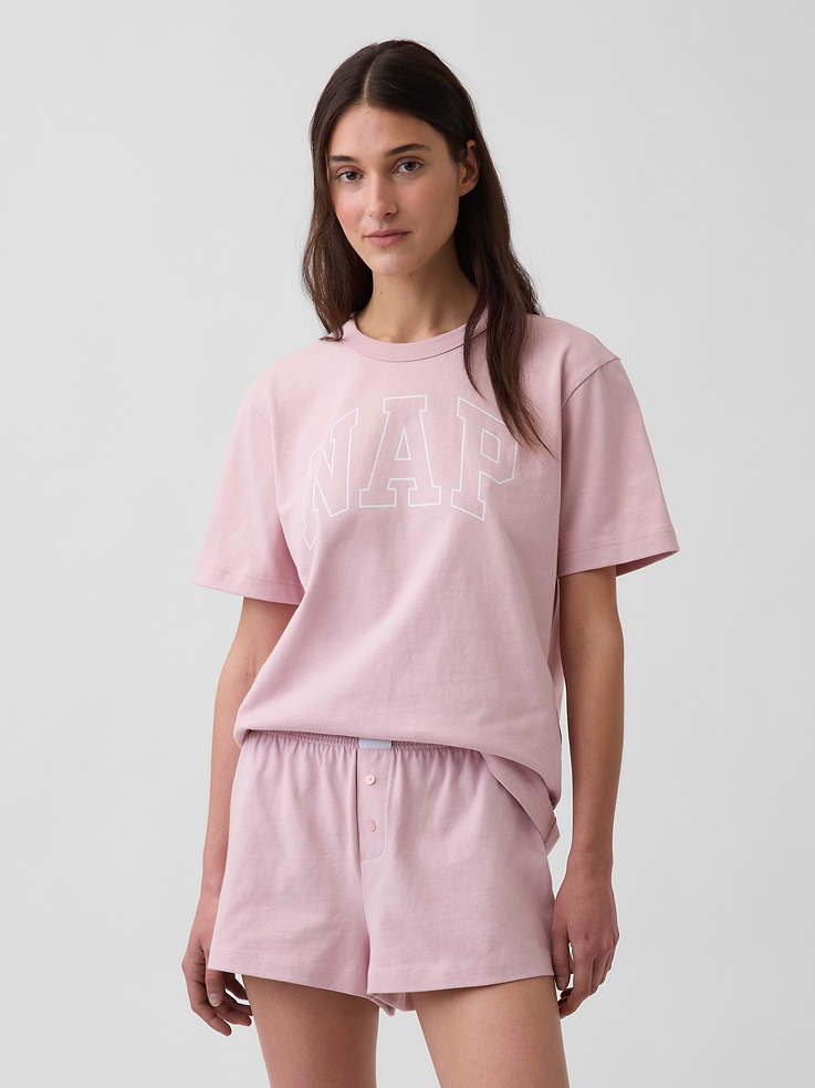 Image number 1 showing, NAP Logo Oversized PJ T-Shirt
