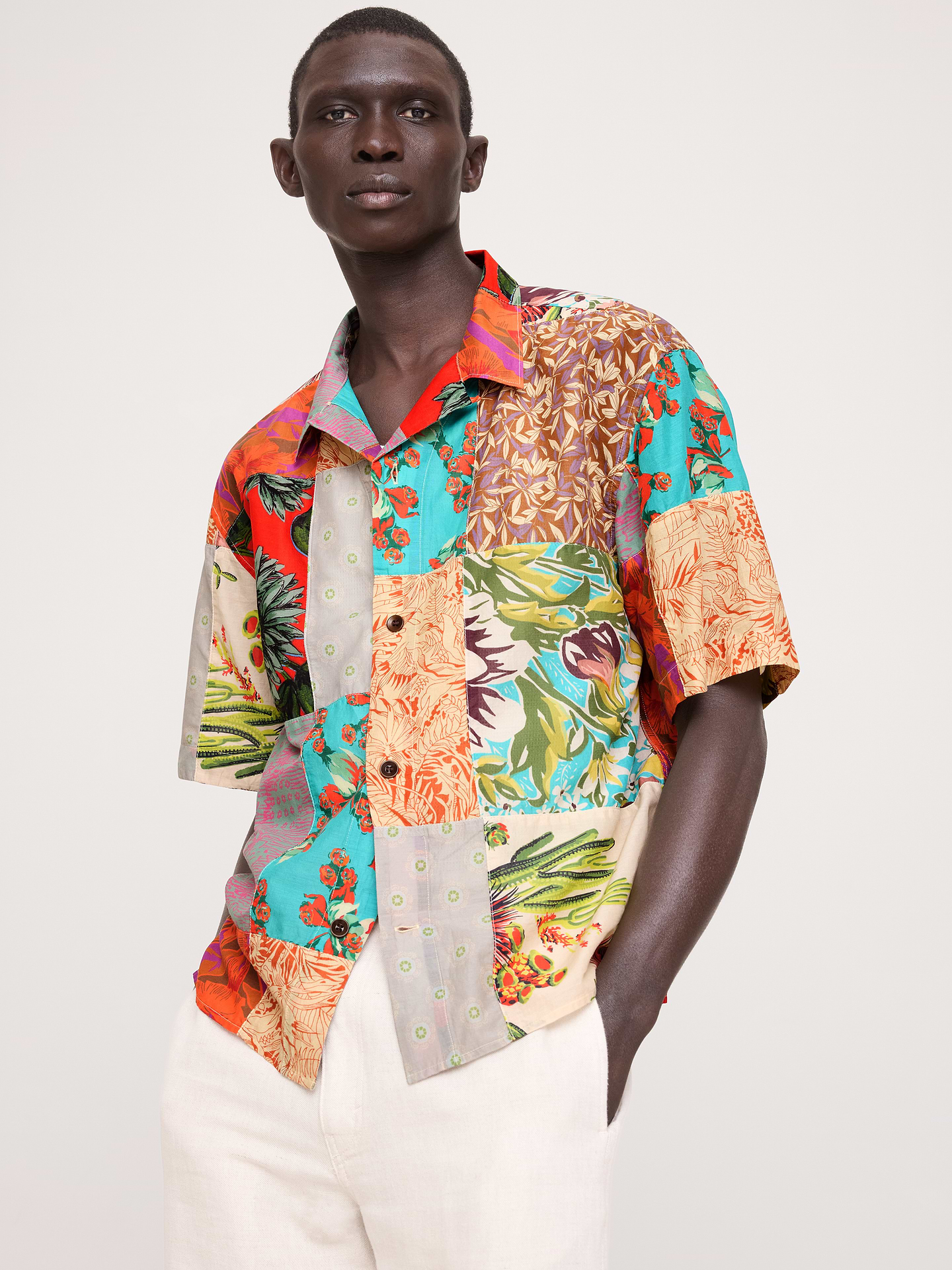 Image number 1 showing, Relaxed-Fit Summerweight Cotton Resort Shirt