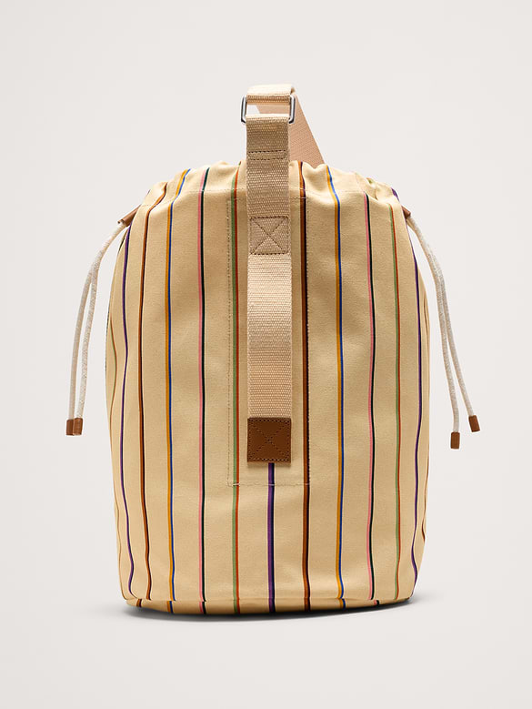 Cotton Canvas Crossbody Bag