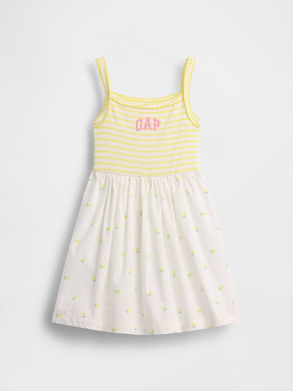 Baby & Toddler Mixed Media Apron Dress