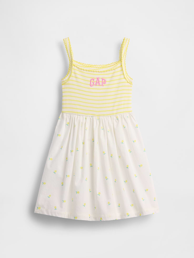Image number 2 showing, Baby & Toddler Mixed Media Apron Dress
