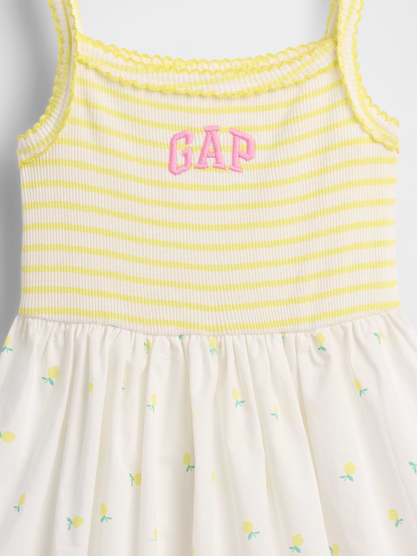 Baby & Toddler Mixed Media Apron Dress