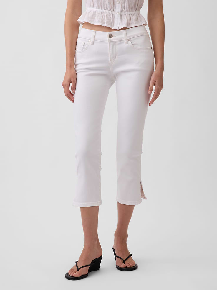 Image number 2 showing, Low Rise Capri Jeans
