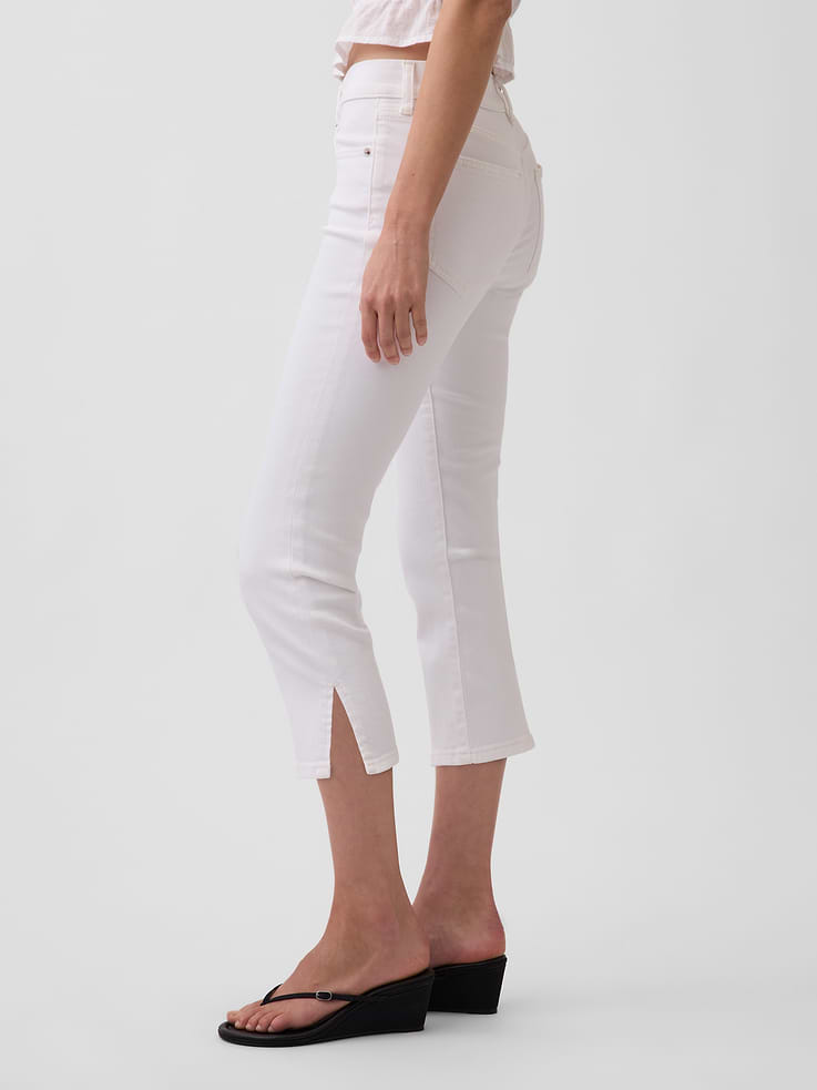 Image number 3 showing, Low Rise Capri Jeans