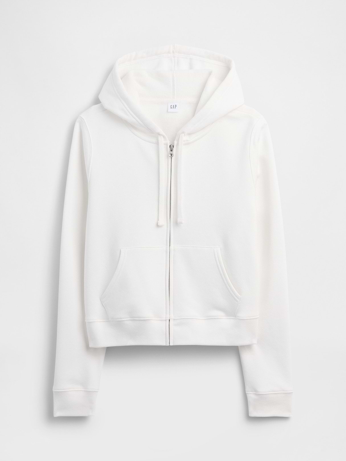 Cropped Fleece Zip Hoodie | Gap Factory
