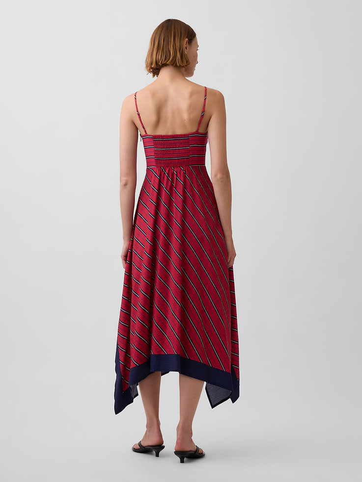 Image number 2 showing, Stripe Handkerchief Midi Dress