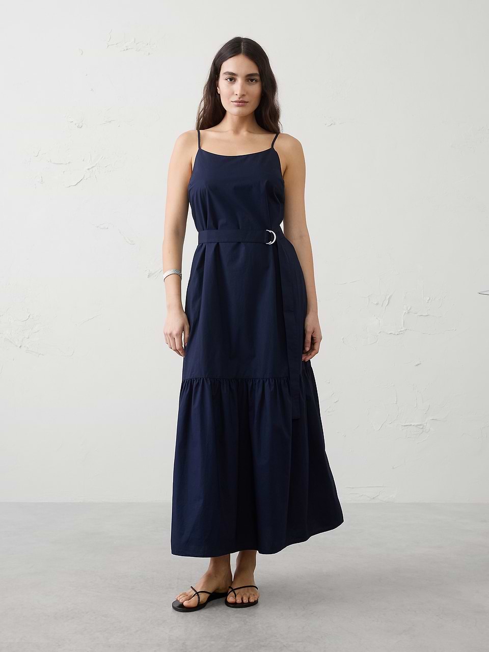 Strappy Tiered Maxi Dress