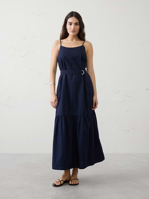 Strappy Tiered Maxi Dress