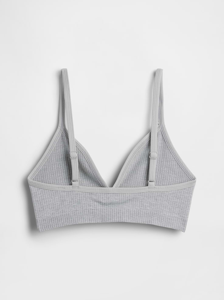 Image number 6 showing, Seamless Rib Triangle Bralette