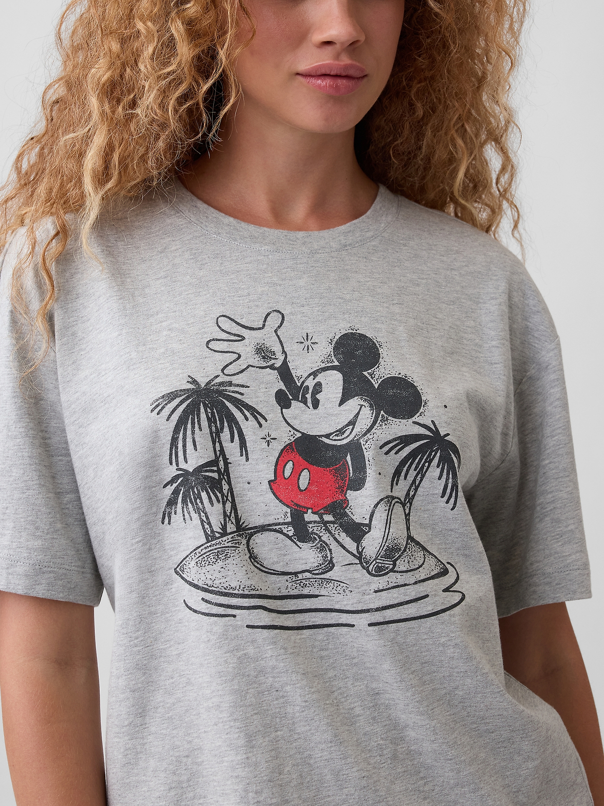 Gap × Disney Mickey Mouse Relaxed Graphic T-Shirt | Gap Factory