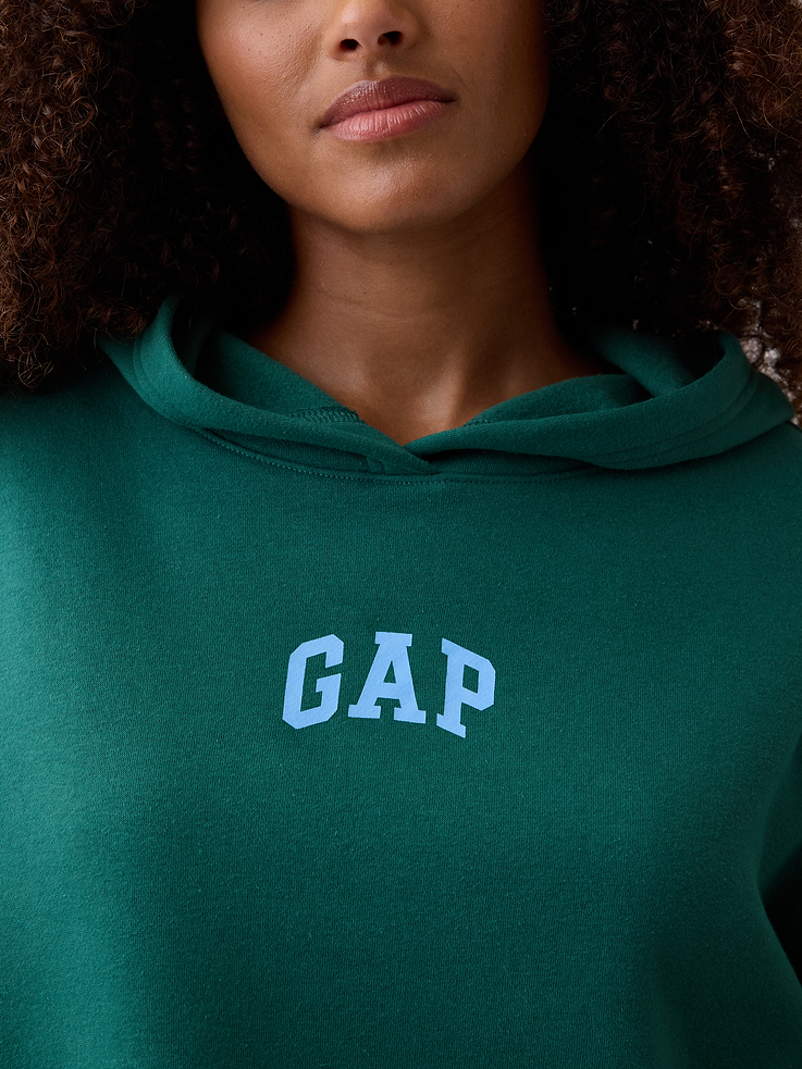 Image number 4 showing, Relaxed Gap Mini-Logo Cropped Hoodie