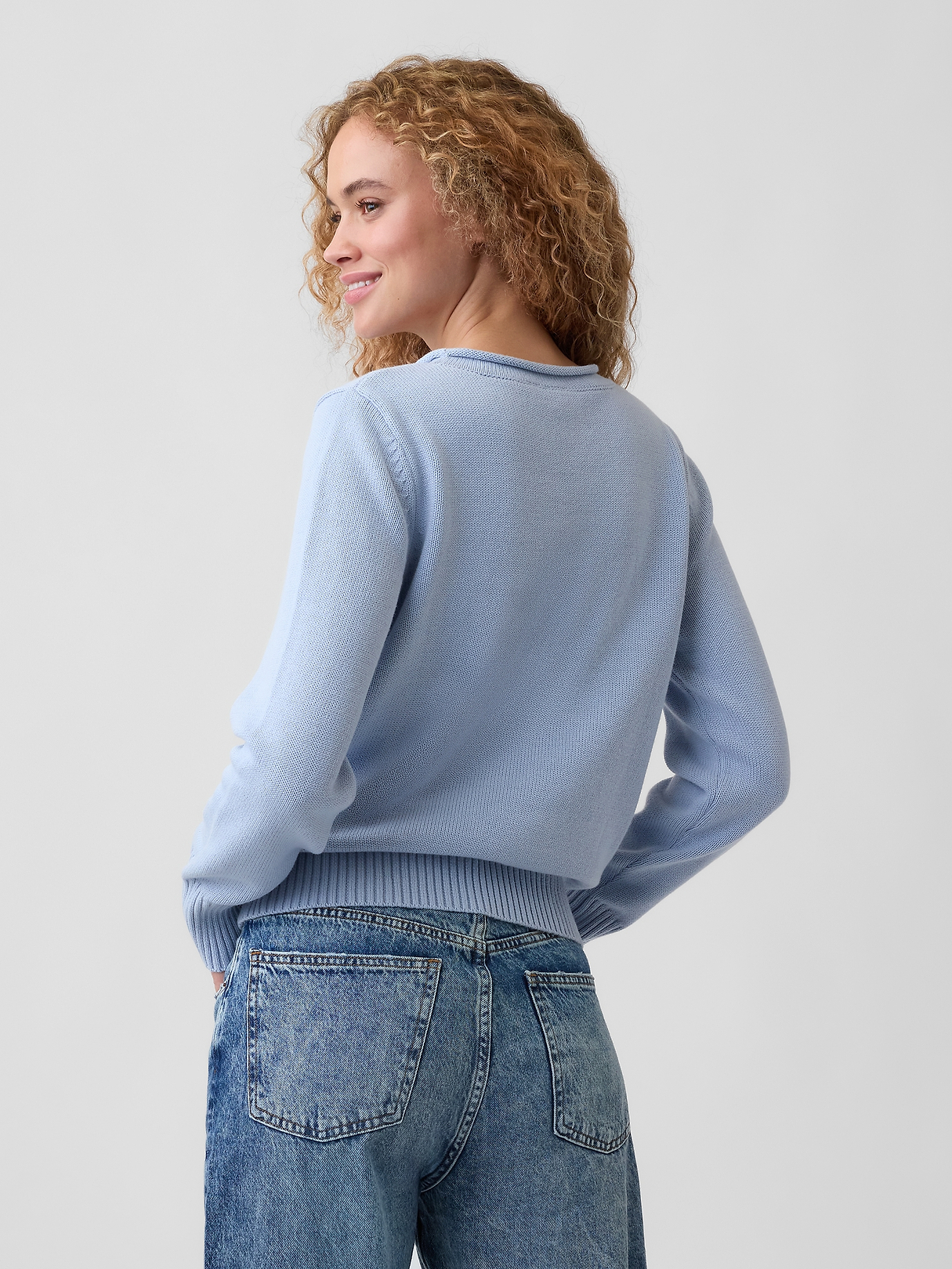 Rollneck Intarsia Sweater | Gap Factory