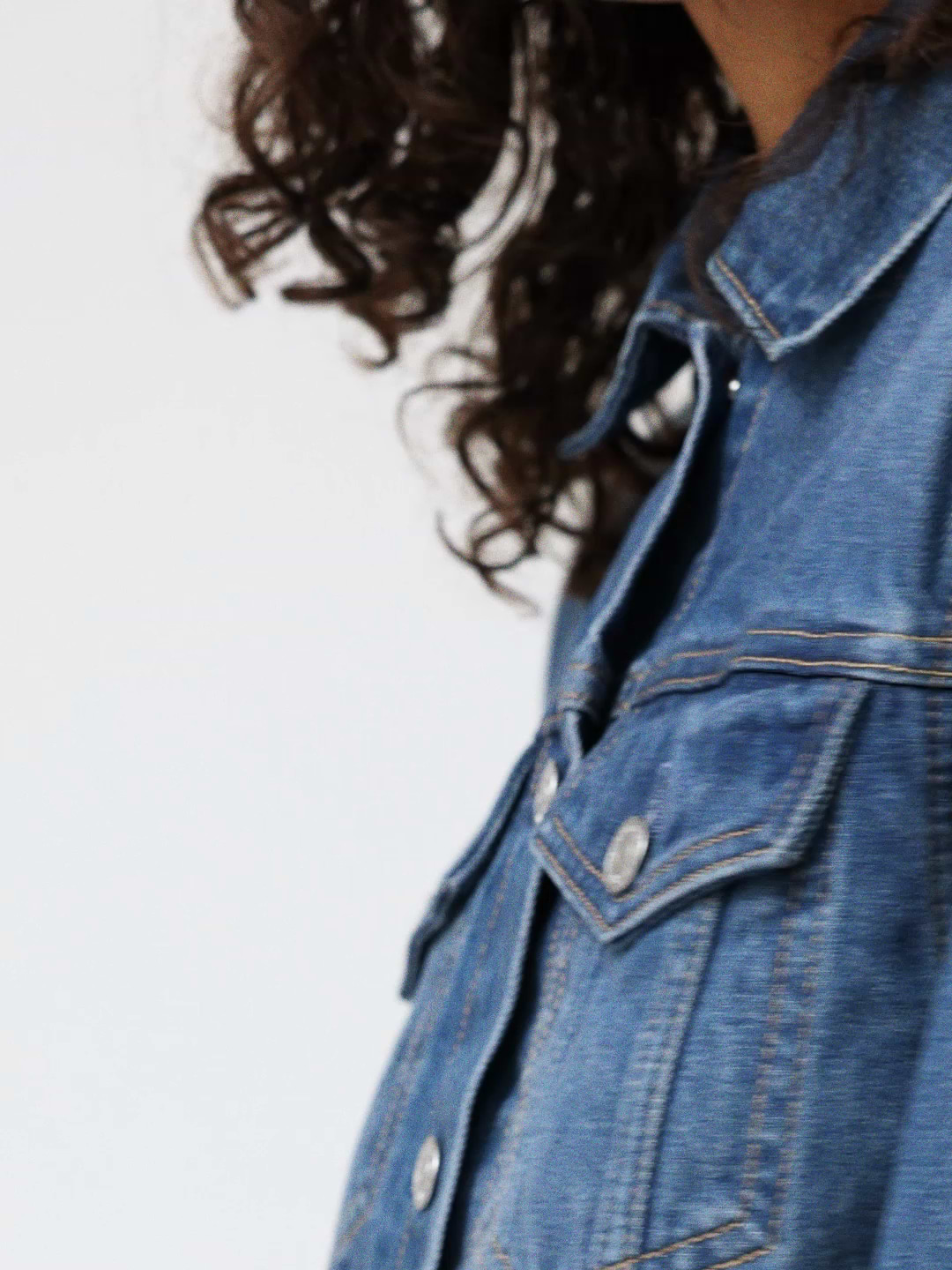 Gap × Victoria Beckham Relaxed Crop Denim Jacket | Gap