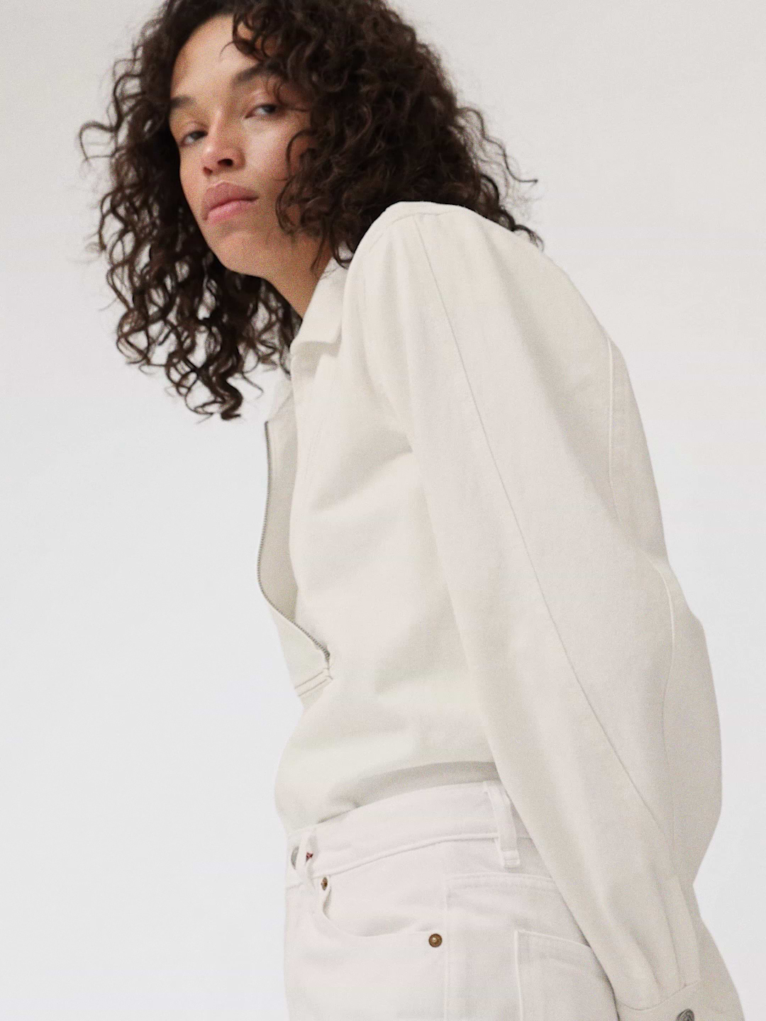 Gap × Victoria Beckham Denim Zip Shirt | Gap