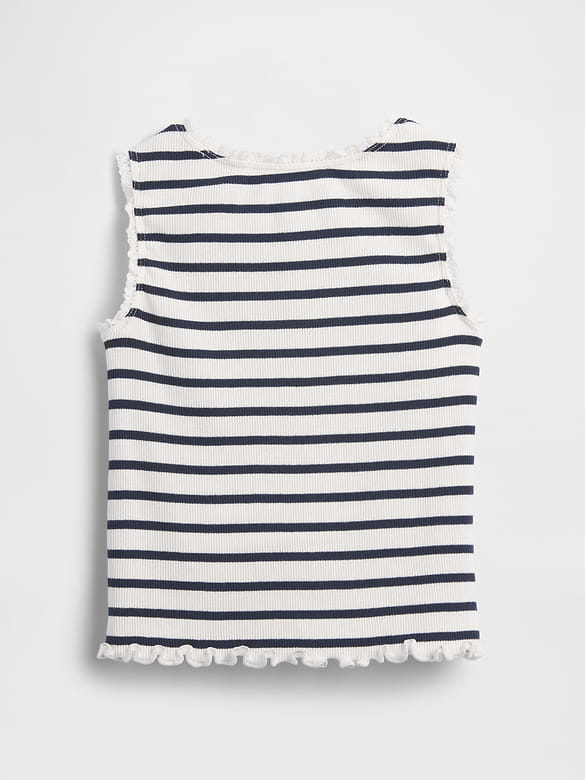 Baby & Toddler Graphic Stripe Rib Tank Top