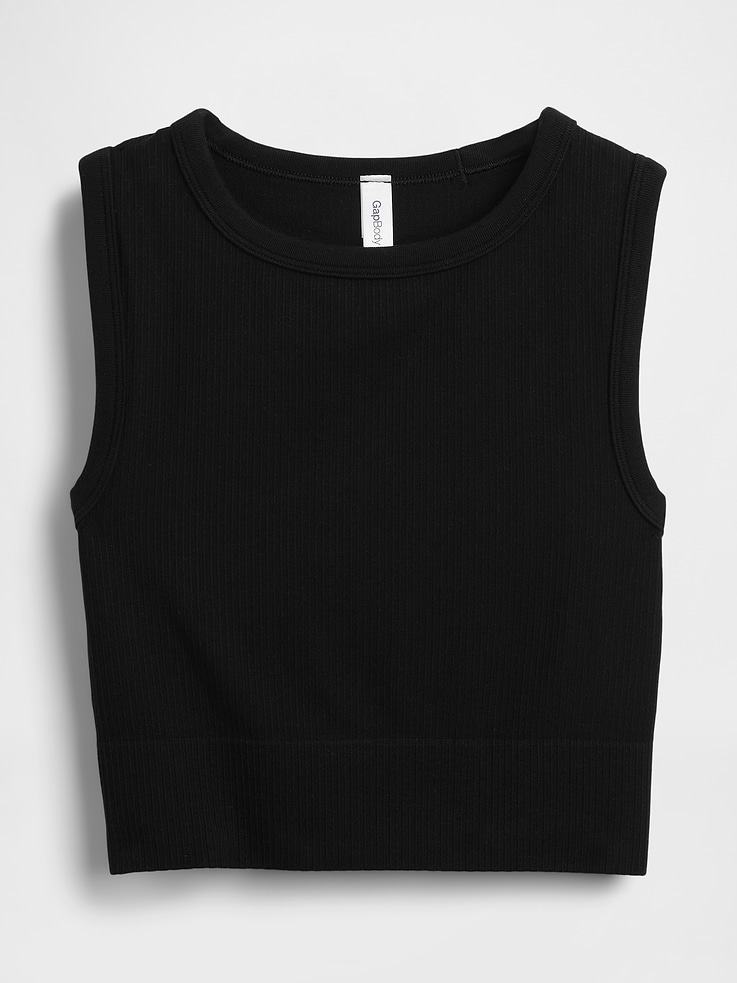 Image number 5 showing, Seamless Rib Crop Tank Top